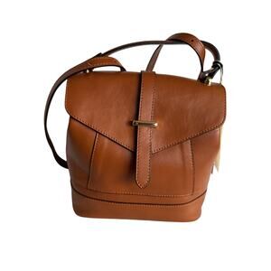 Brand New Divina Firenze Soft Saddle Leather Backpack Shoulder Bag Handbag